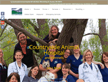 Tablet Screenshot of countrysideanimalhospital.com